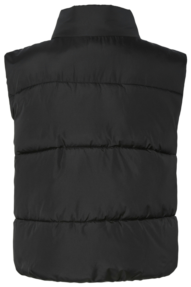 PCBEE NEW SHORT PUFFER VEST NOOS BC 17159056 BLACK